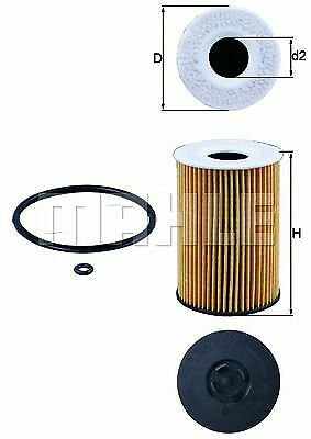 MAHLE OX 787D Oil Filter for AUDI, MAN, SEAT, SKODA, VW