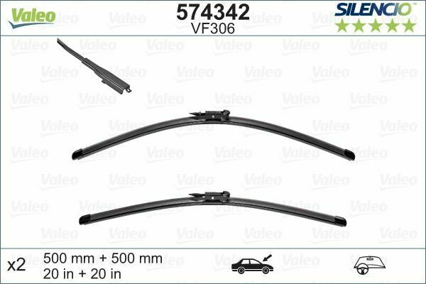 VALEO 574342 Wiper Blade for BMW