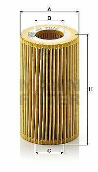 MANN HU7010Z Oil Filter for DODGE, INFINITI, JEEP, MERCEDES-BENZ