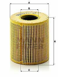 MANN HU711/51X Oil Filter for CITRO&Atilde;�N, DS, FIAT, FORD, JAGUAR, LANCIA, LAND ROVE