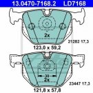 ATE 13.0470-7168.2 Brake Pad Set, disc brake for BMW