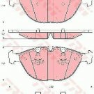 TRW GDB1529 Brake Pad Set, disc brake for BMW
