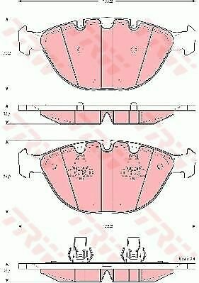 TRW GDB1529 Brake Pad Set, disc brake for BMW