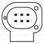 BOSCH 0258017187 Lambda Sensor for ALPINA, BMW, MINI