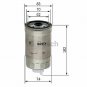 BOSCH 1457434324 Fuel filter for BMW