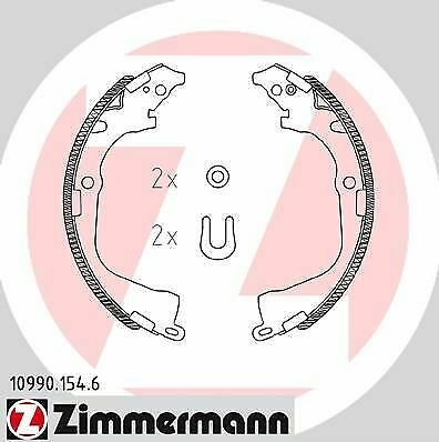 ZIMMERMANN 10990.154.6 Brake Shoe Set for VW