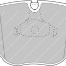 FERODO FCP997H Brake Pad Set, disc brake for ALPINA, BMW