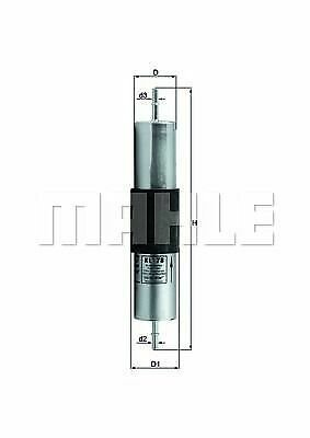 MAHLE KL78 Fuel filter for BMW, WIESMANN