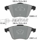 TEXTAR 2395001 Brake Pad Set, disc brake for AUDI