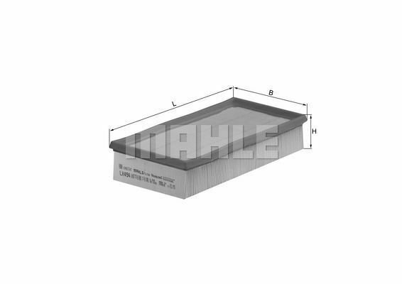 MAHLE LX494 Air Filter for BMW