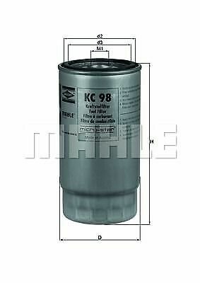 MAHLE KC 98 Fuel filter for BMW