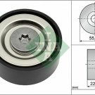 INA 532072010 Deflection/Guide Pulley, v-ribbed belt for MINI, TOYOTA