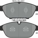 TEXTAR 2515802 Brake Pad Set, disc brake for AUDI