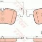 TRW GDB1934 Brake Pad Set, disc brake for BMW