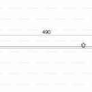 BOSCH 1987474560 Warning Contact, brake pad wear for PORSCHE