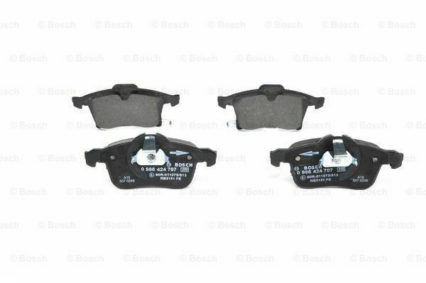 BOSCH 0986424707 Brake Pad Set, disc brake for OPEL