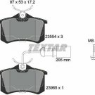 TEXTAR 2355403 Brake Pad Set, disc brake for FORD, SEAT, VW