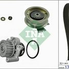 INA 530017130 Water Pump & Timing Belt Set for SEAT, SKODA, VW