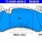 ATE 13.0460-4839.2 Brake Pad Set, disc brake for MERCEDES-BENZ