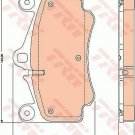 TRW GDB1778 Brake Pad Set, disc brake for PORSCHE