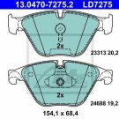 ATE 13.0470-7275.2 Brake Pad Set, disc brake for BMW