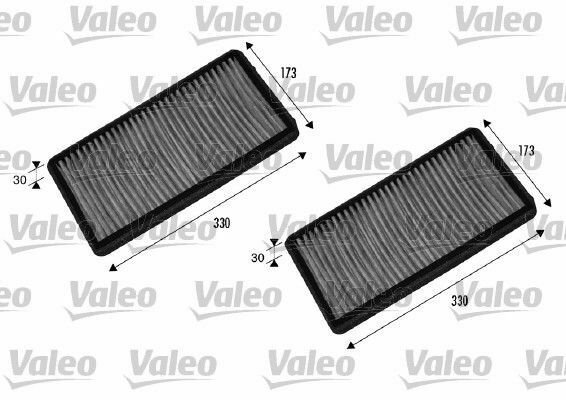 VALEO 698857 Filter, interior air for ALPINA, BMW, ROLLS-ROYCE