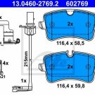 ATE 13.0460-2769.2 Brake Pad Set, disc brake for AUDI