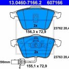 ATE 13.0460-7166.2 Brake Pad Set, disc brake for AUDI