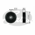 GATES T36212 Deflection/Guide Pulley, v-ribbed belt for MERCEDES-BENZ, OPEL