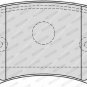 FERODO FDB4192 Brake Pad Set, disc brake for DODGE, FIAT, LANCIA, VW