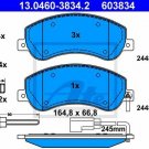 ATE 13.0460-3834.2 Brake Pad Set, disc brake for FORD