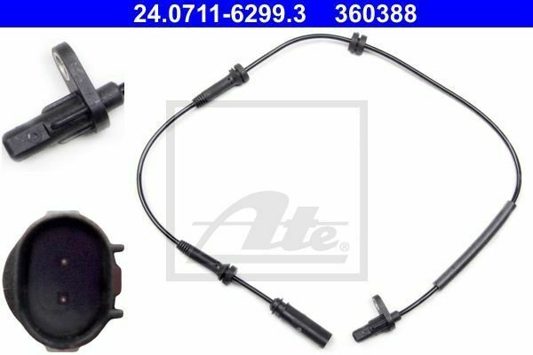 ATE 24.0711-6299.3 Sensor, wheel speed for BMW