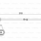 BOSCH 1987474506 Warning Contact, brake pad wear for AUDI