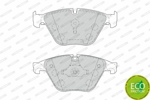 FERODO FDB4382 Brake Pad Set, disc brake for BMW