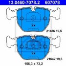 ATE 13.0460-7078.2 Brake Pad Set, disc brake for BMW
