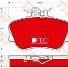 TRW GDB1094DTE Brake Pad Set, disc brake for MERCEDES-BENZ