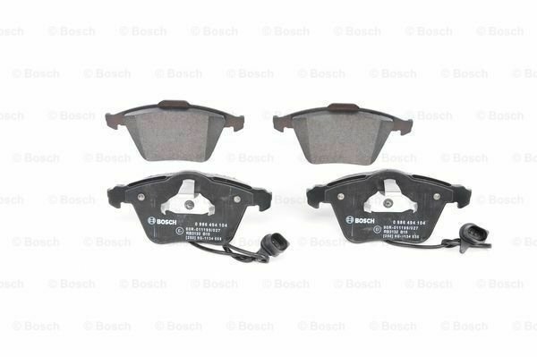 BOSCH 0986494104 Brake Pad Set, disc brake for AUDI, SEAT
