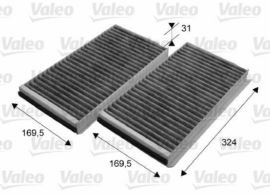 VALEO 698864 Filter, interior air for ALPINA, BMW