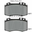 TEXTAR 2327102 Brake Pad Set, disc brake for MERCEDES-BENZ