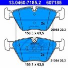 ATE 13.0460-7185.2 Brake Pad Set, disc brake for BMW