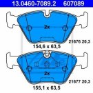 ATE 13.0460-7089.2 Brake Pad Set, disc brake for BMW