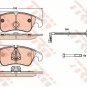 TRW GDB1768 Brake Pad Set, disc brake for AUDI