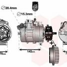 VAN WEZEL 5800K987 Compressor, air conditioning for VW