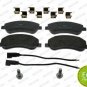 FERODO FVR1928 Brake Pad Set, disc brake for FORD, VW