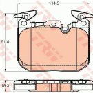 TRW GDB2031 Brake Pad Set, disc brake for BMW