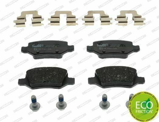 FERODO FDB1782 Brake Pad Set, disc brake for MERCEDES-BENZ