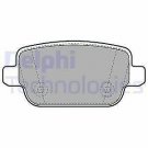 DELPHI LP1969 Brake Pad Set, disc brake for FORD, LAND ROVER, VOLVO