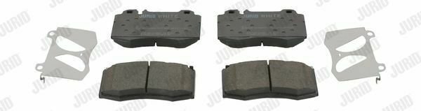 JURID 573092JC Brake Pad Set, disc brake for MERCEDES-BENZ