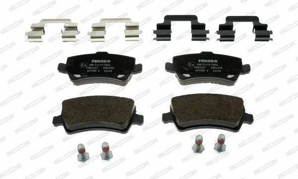 FERODO FDB4237 Brake Pad Set, disc brake for LAND ROVER, VOLVO
