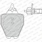 FERODO FDB1709 Brake Pad Set, disc brake for AUDI, VW